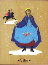 Saint patron cadeau de baptême, sainte Elise